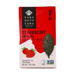 YAMAMOTOYAMA STRAWBERRY GREEN TEA BAG