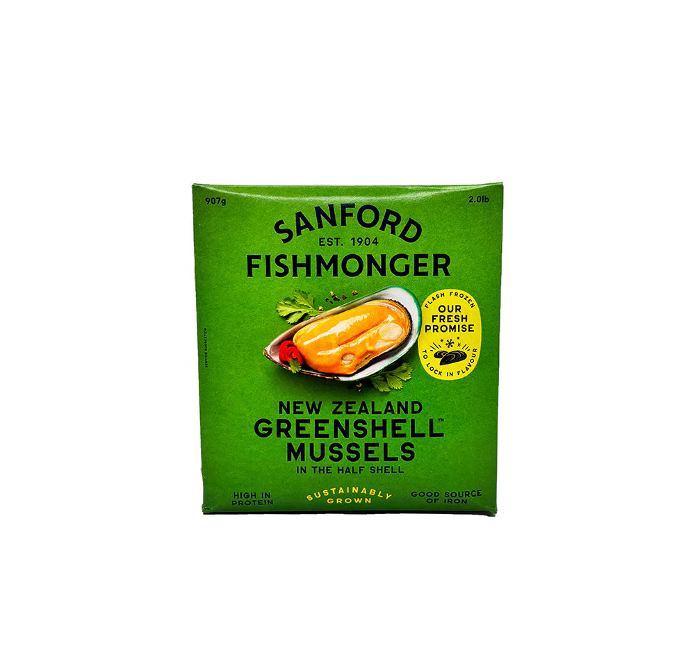 Sanford Fishmonger Greenshell Mussels 2 LB