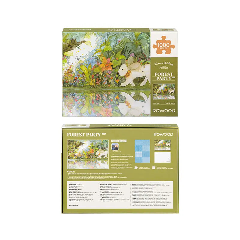 Robotime PT011 Forest Party 1000 Piece Jigsaw Puzzle