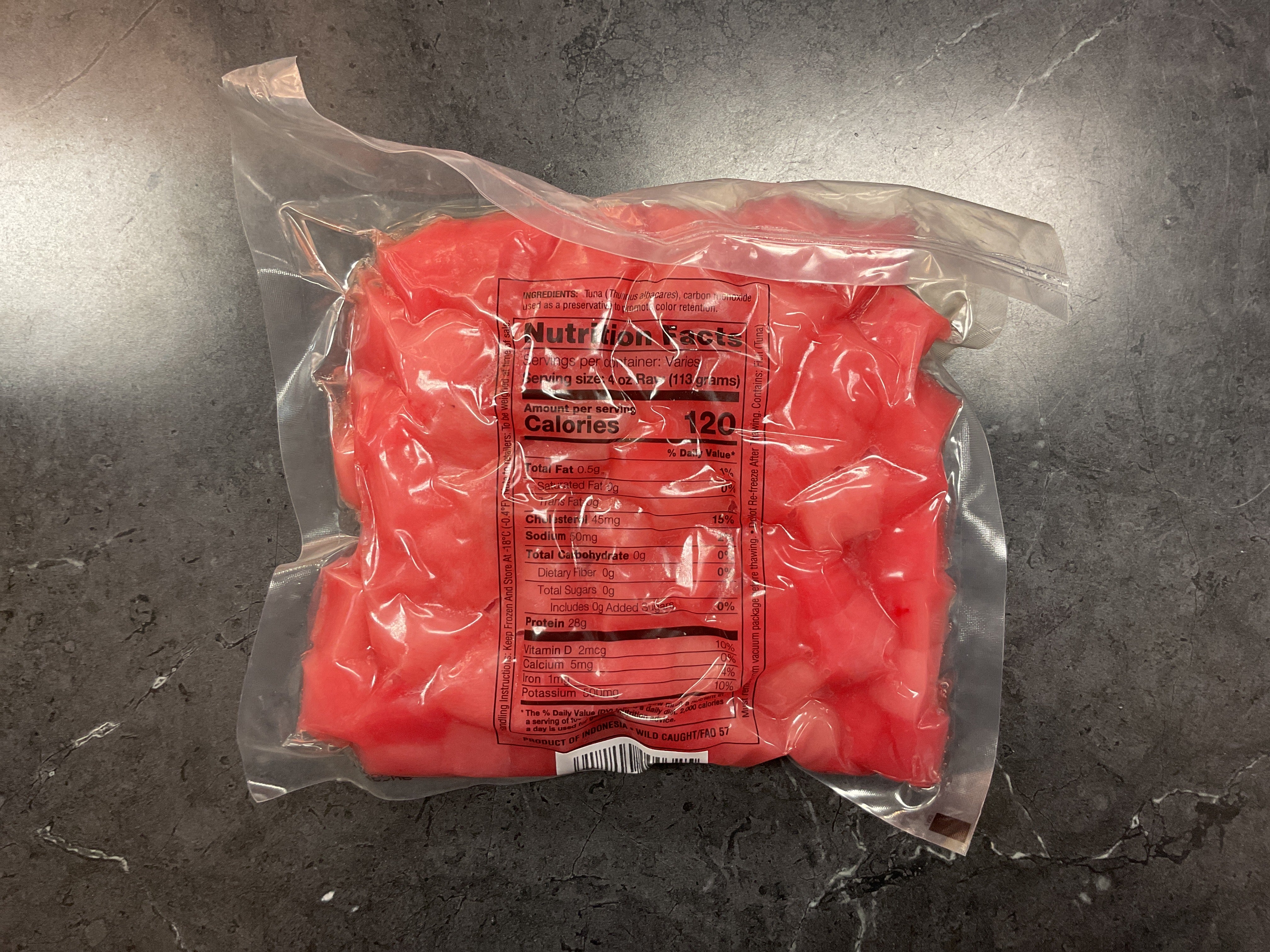 Ahi Tuna Cube