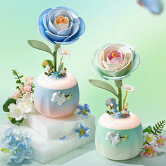 ROKR Minty Camellia Lamp DIY 3D Flower Night Light AF02S