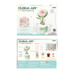 ROKR Minty Camellia Lamp DIY 3D Flower Night Light AF02S