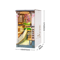Rolife Book Nook Shelf Insert - Sakura Densya TGB01