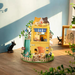 Rolife Cat House DIY Miniature House Kit 3D Puzzle