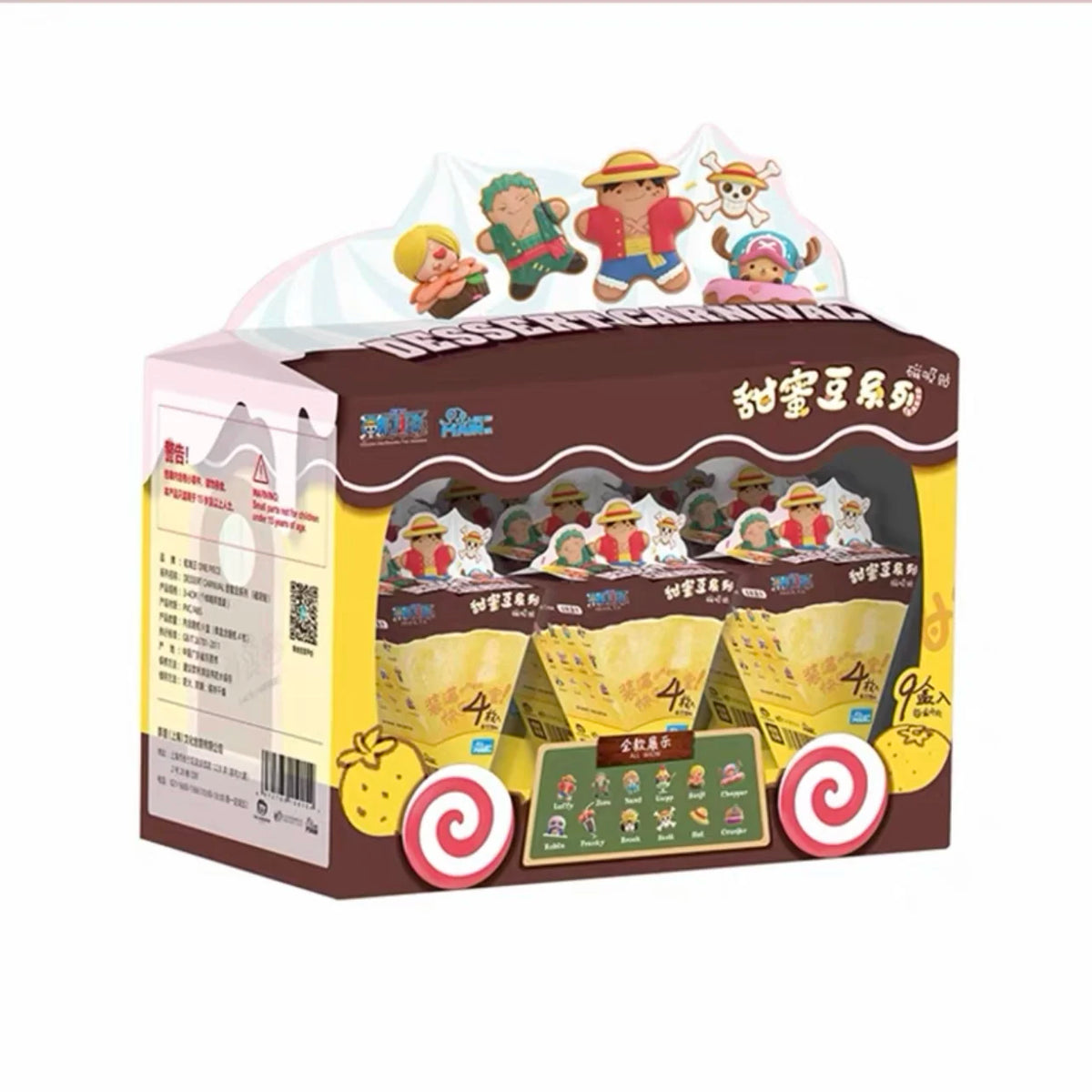 One Piece dessert carnival magnetic stickers blind box
