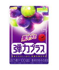 Meiji fruit juice gummy elastic plus grape