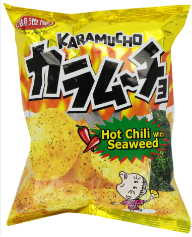 KOIKEYA POTATO CHIPS-SPICY SEAWEED