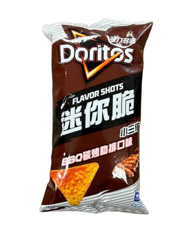 DORITOS mini corn CHIPS - bbq ribs flavor