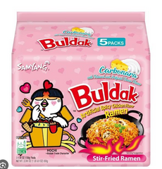 Artificial Spicy Chicken Flavor Ramen Carbonara
