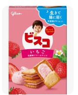 GLICO Bisco Biscuit strawberry