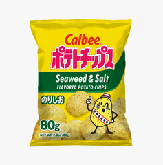 CALBEE POTATO CHIPS SALT & SEAWEED FLAVOR