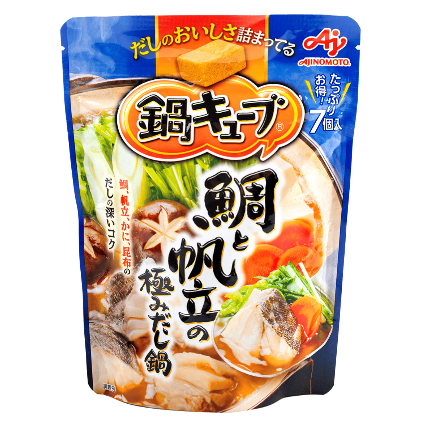 Ajinomoto Nabe Cube Sea Bream and Scallop