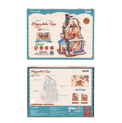 ROKR Happyduke Toys Wooden 3D Puzzle EAM01