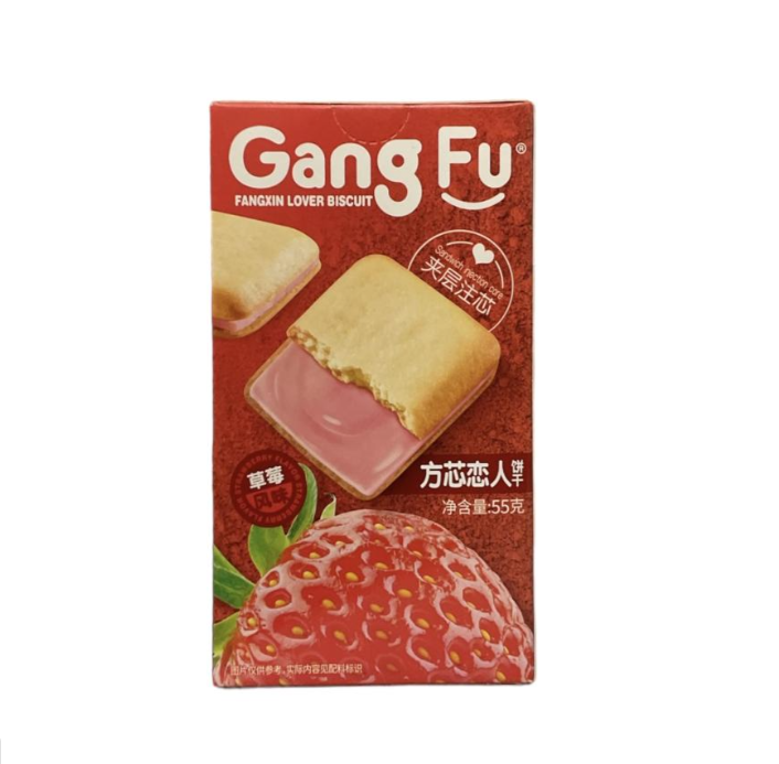 GF FANGXIN LOVER BISCUIT STRAWBERRY FLAVOR