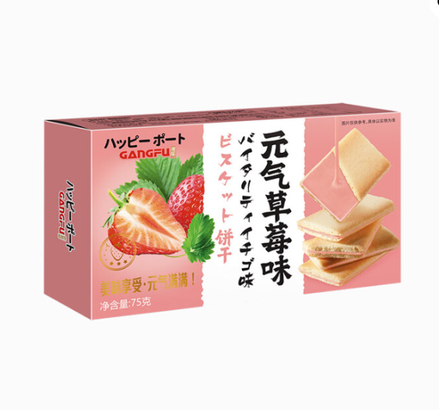 GF GENKI BISCUIT STRAWBERRY FLAVOR