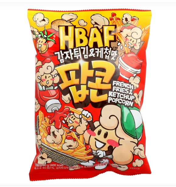 HBAF FRENCH FRIES & KETCHUP FLAVOR POPCORN