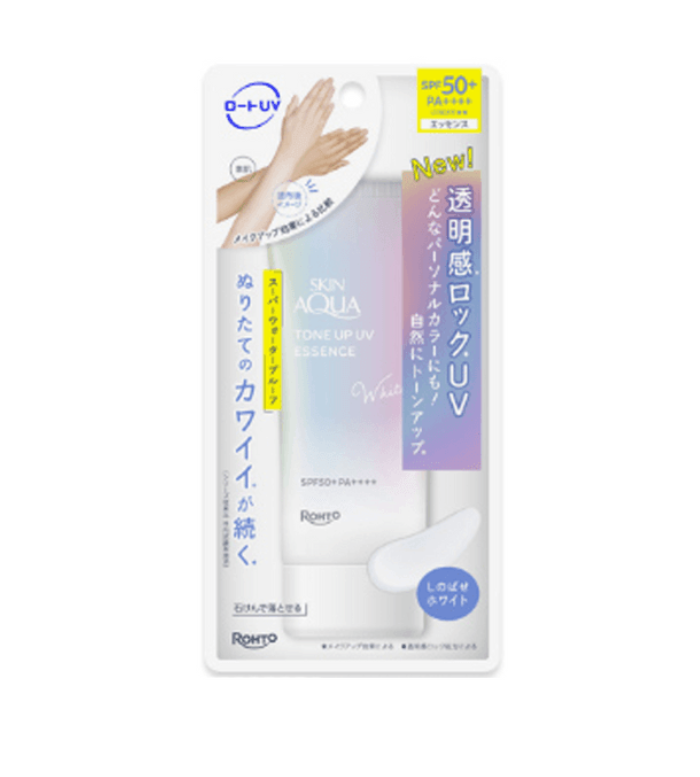 Rohto Skin Aqua Tone Up UV Essence White SPF50+