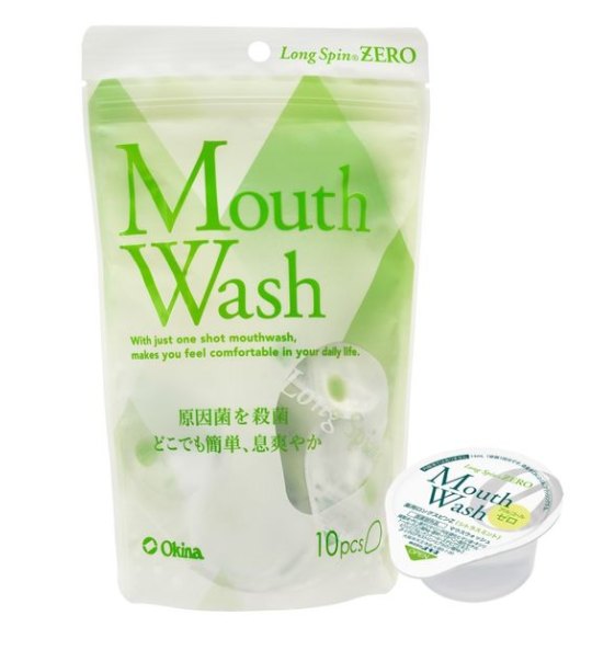Okina Mouthwash Long Spin Style Pack Citrus 10pc