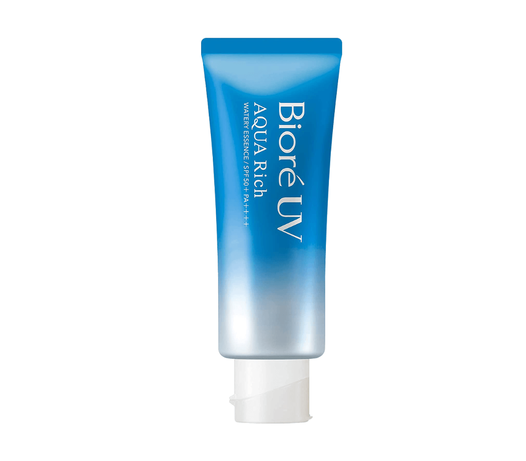 KAO Biore UV Aqua Rich Watery Essence,Blue Bottle Sunscreen SPF50+ PA++++, 2.47 oz