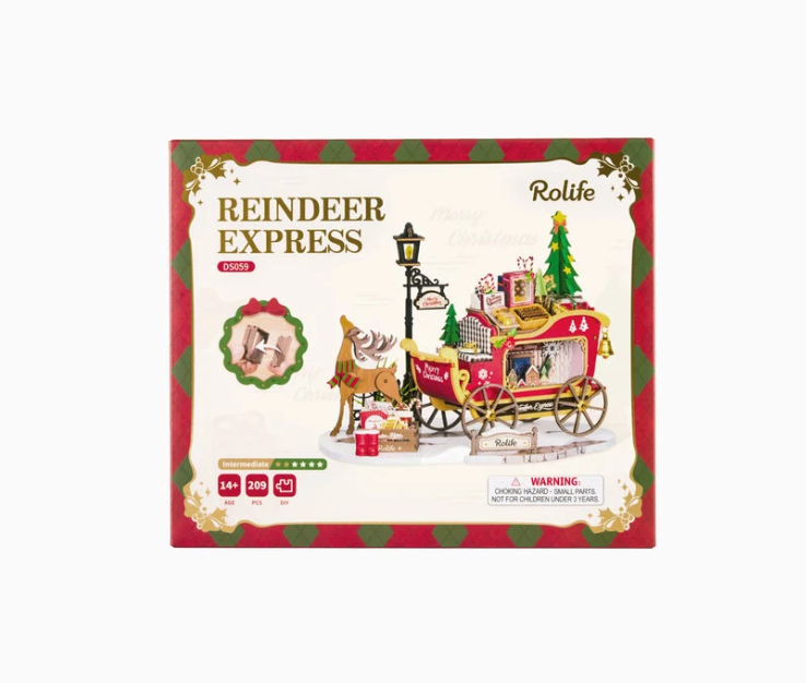 Rolife Reindeer Express DIY Miniature House DS059