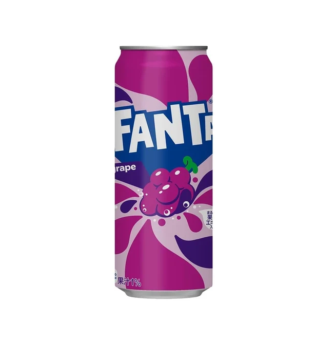 COCA COLA FANTA-GRAPE SODA JAPAN CAN