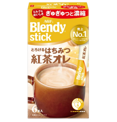 AGF BLENDY STICK HONEY TEA AU LAIT (6 STICKS)
