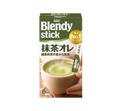 AGF BLENDY STICK MATCHA AU LAIT (6 STICKS)