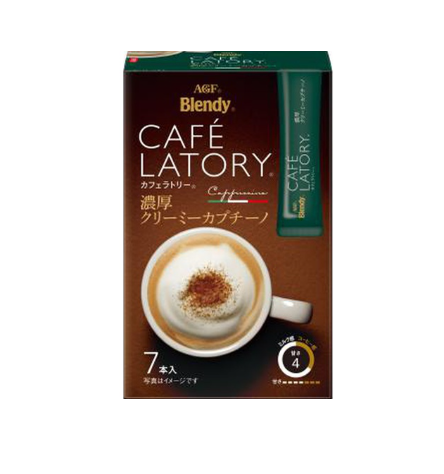 AGF BLENDY CAFE LATORY RICH CREAMY CAPPUCCINO (7  STICKS)