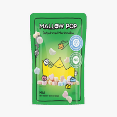 SNAX MALLOW POP MILD WITH PROBIOTICS DEHYDRATED MARSHMALLOW
