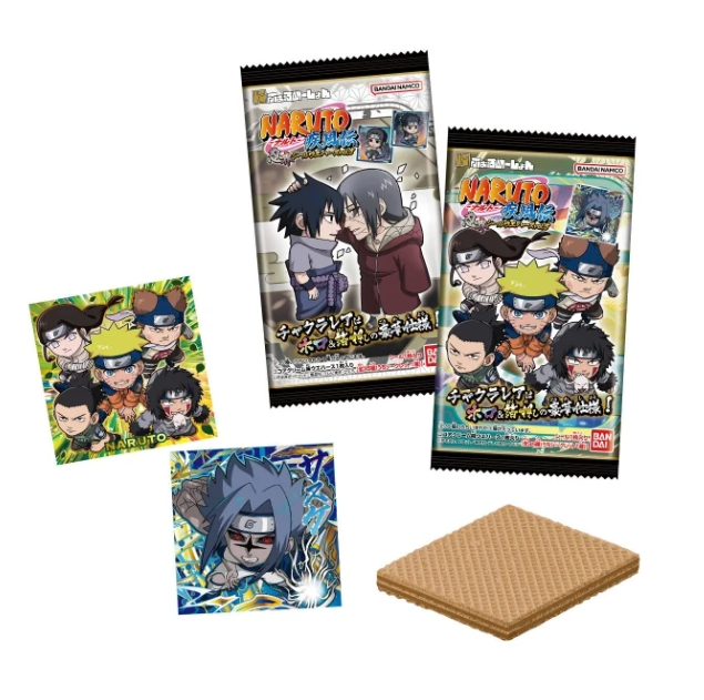 WAFER NARUTO NINKAI STICKER BANDAI