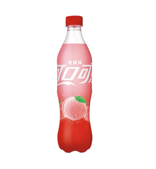 Coca-Cola Honey Peach Flavored Cola
