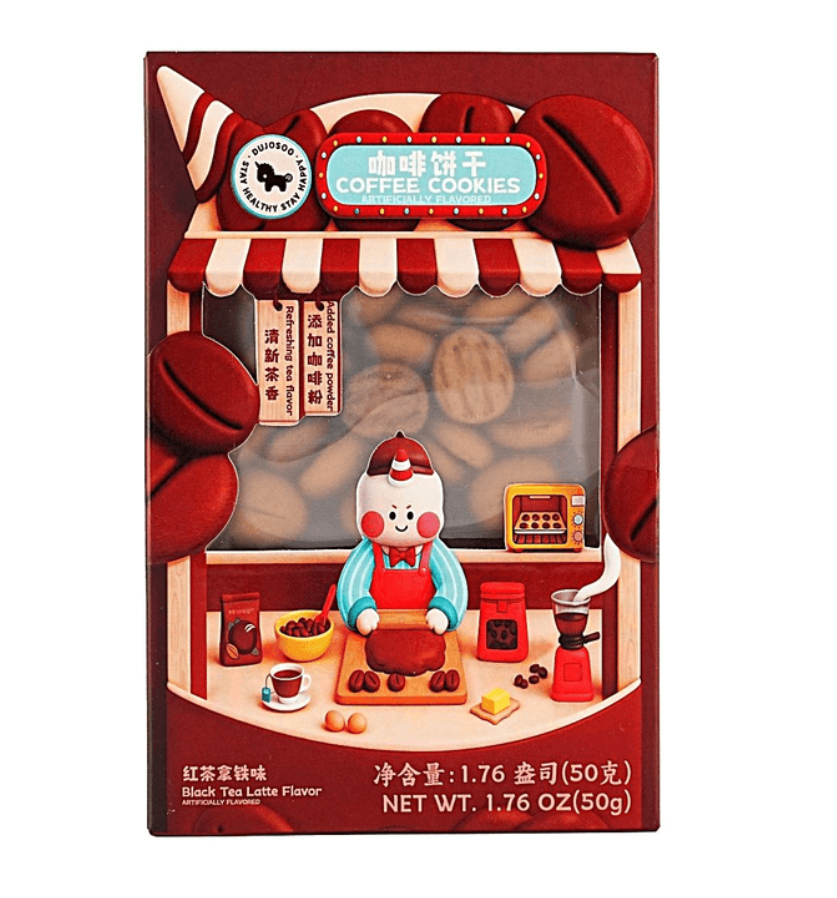 Dujosoo Coffee Bean Cookies (Black Tea Latte Flavor)