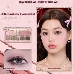 FLOWER KNOWS  Strawberry Cupid Makeup Palette Color – 02 Blackcurrant