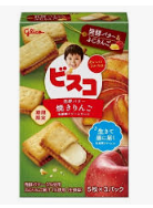 GLICO BISCO BISCUIT BAKED APPLE 15P