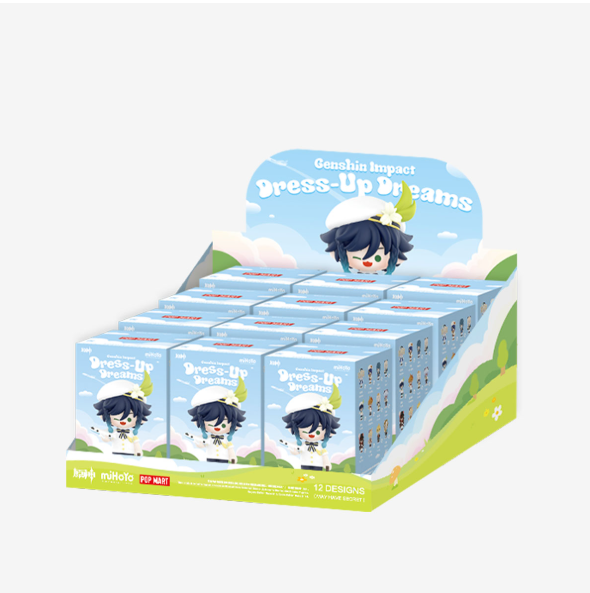 Genshin Impact Dress-Up Dreams Themed Chibi Series Figures Blind Box