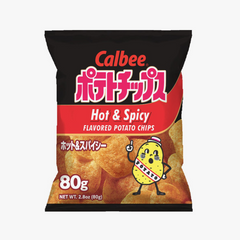 CALBEE POTATO CHIPS HOT & SPICY FLAVOR