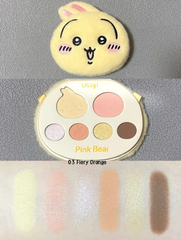 Pink Bear X CHIIKAWA Collection Eyeshadow Palette 03 Fiery Orange