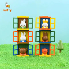Miffy Figurines View The Scenery Series Refrigerator Magnetic Stickers Blind Box Ver.1