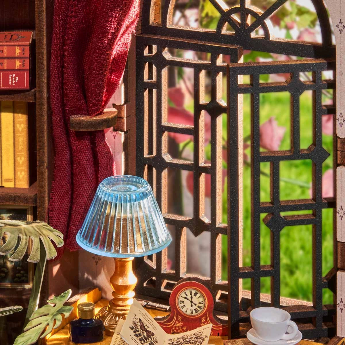 Sale Rolife Book Nook Shelf Insert - Silent Corner Study TGE02