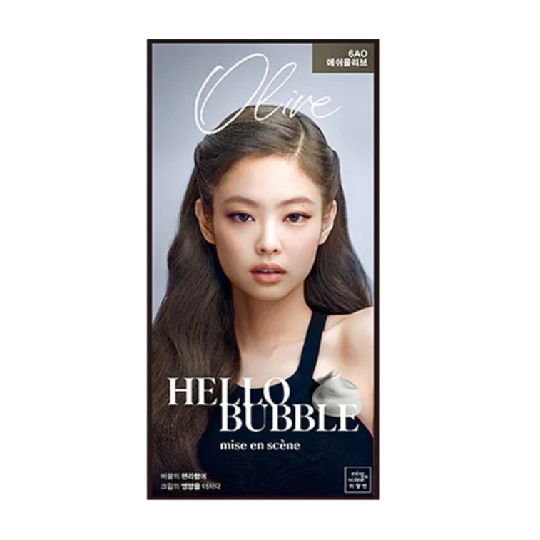 HELLO BUBBLE Foaming Hair Dye 6AO A Olive Grey