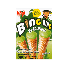 HAPI BING BING CONE SNACK GRN TEA