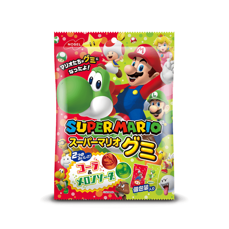 NOBEL SUPER MARIO GUMMY COLA * MELON SODA