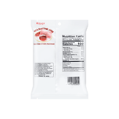 KASUGAI FRUTIA STRAWBERRY GUMMY CANDY  102g