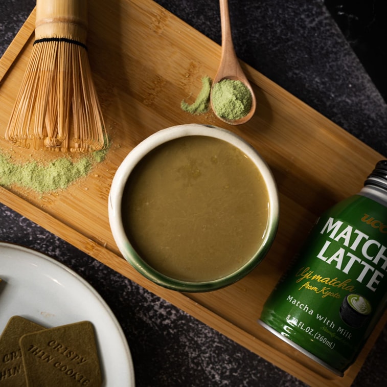 UCC MATCHA LATTE MATCH WITH MIKE