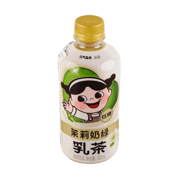 Genki FOREST Classic Milk Tea Jasmine Flavor,low calorie, 12.17 fl oz
