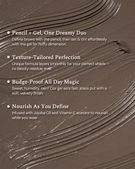 Flower Knows The Sweetie Bear Dual-Ended Brow Gel & Pencil 03 Beige Brown