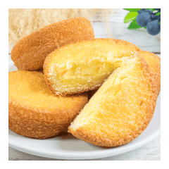 LOTTE Korea Soft Custard Cream Cakes - Korean Dessert, 12 Pieces, 9.74oz