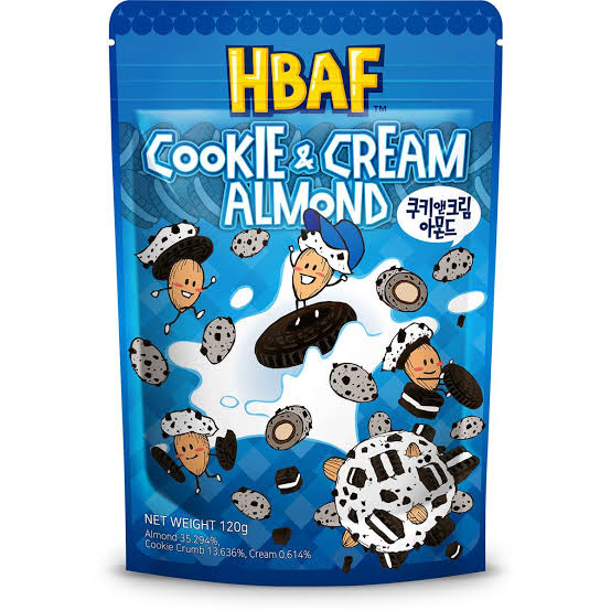 HBAF Almond Cookie And Cream 120g