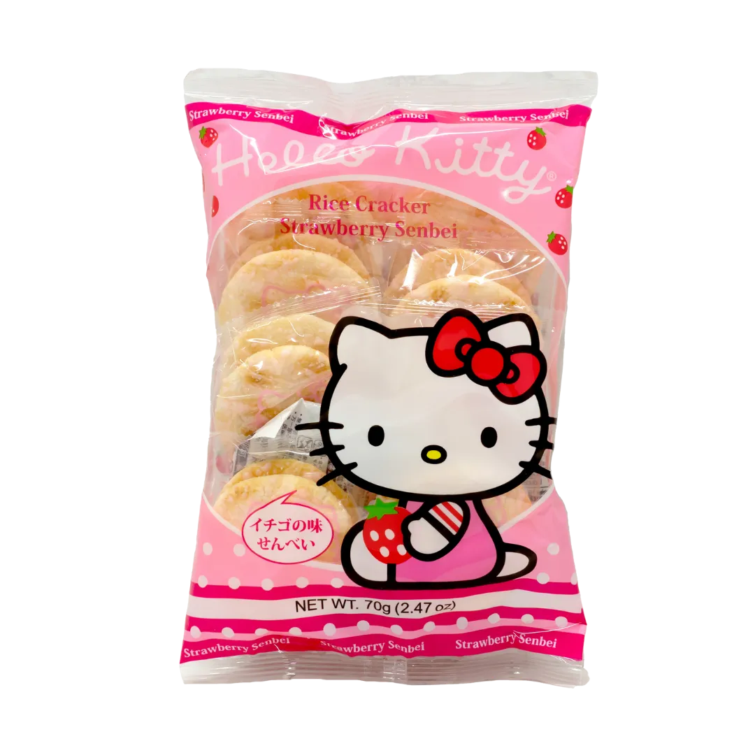 Hello Kitty Senbei (Strawberry)