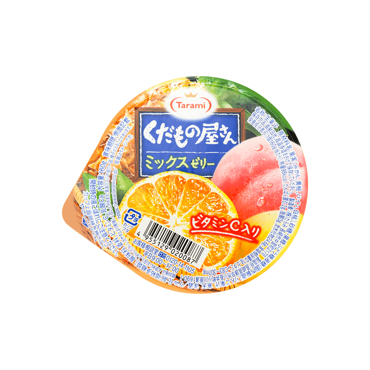 TARAMI MANDARIN ORANGE JELLY CUP JELLY